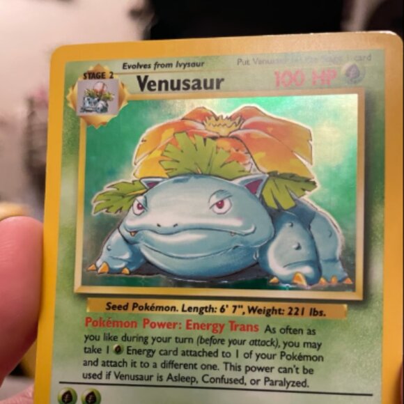 Venusaur Hologram Pokémon card 1999 Base Set 15/102 - Picture 4 of 5